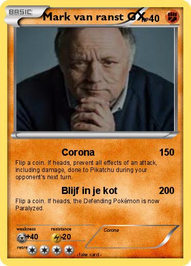 Pokemon Mark van ranst GX