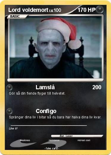 Pokemon Lord voldemort