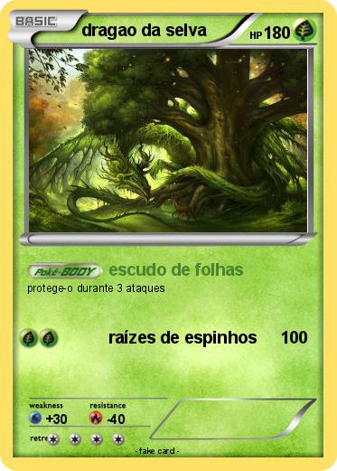 Pokemon dragao da selva