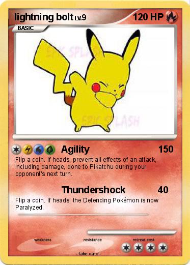 Pokemon lightning bolt