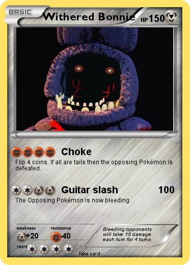Pokemon Withered Bonnie