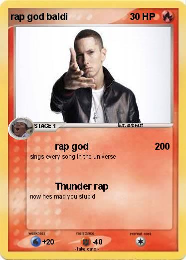 Pokemon rap god baldi