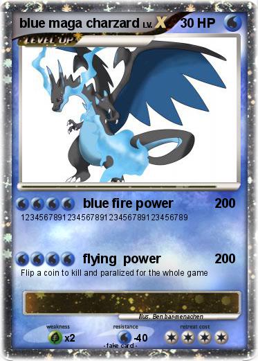 Pokemon blue maga charzard