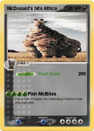 Pokemon McDonald's hits Africa