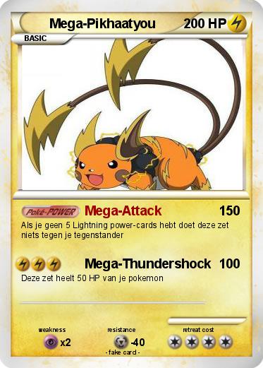 Pokemon Mega-Pikhaatyou