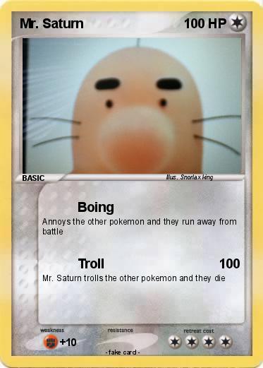 Pokemon Mr. Saturn