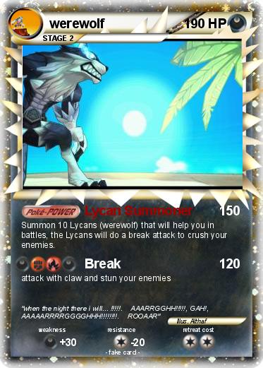 Pokemon werewolf