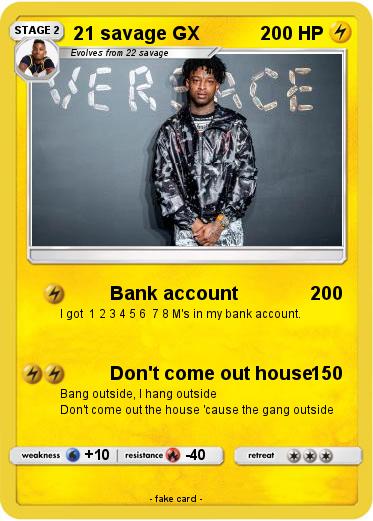 Pokemon 21 savage GX