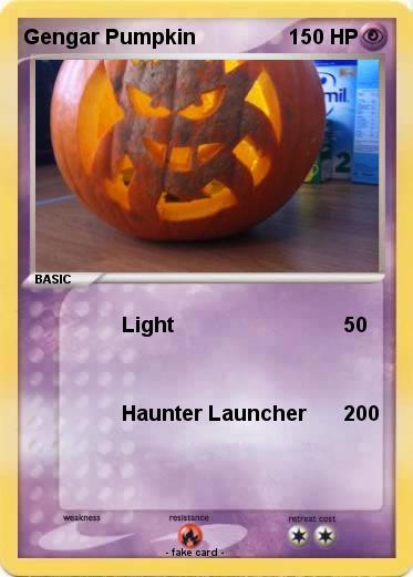 Pokemon Gengar Pumpkin