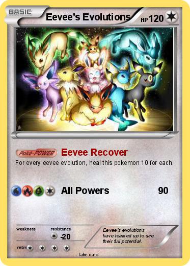 Pokemon Eevee's Evolutions
