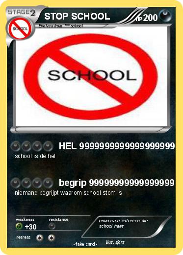 Pokemon STOP SCHOOL
