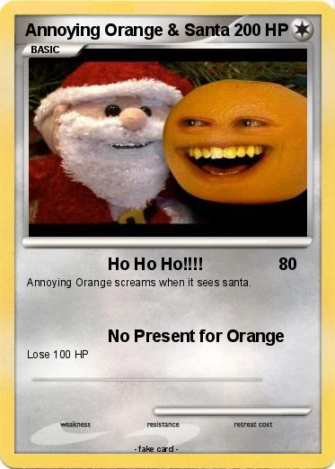 Pokemon Annoying Orange & Santa
