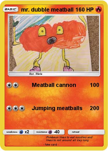 Pokemon mr. dubble meatball