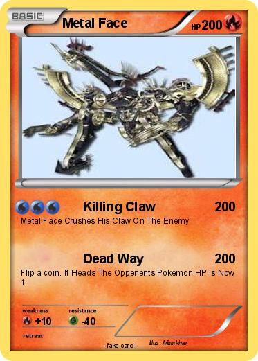 Pokemon Metal Face