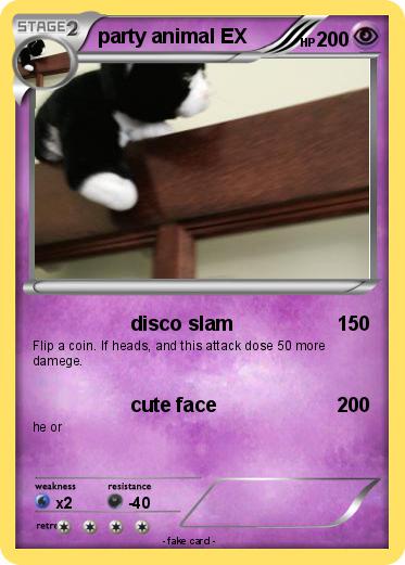 Pokemon party animal EX