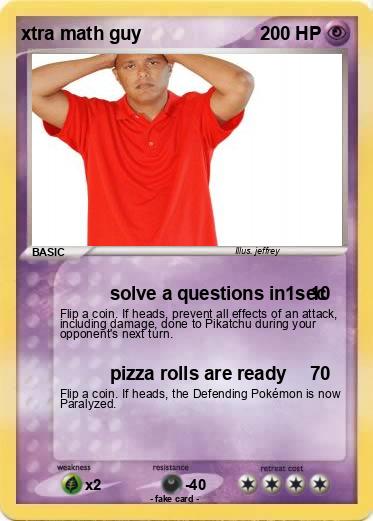 Pokemon xtra math guy
