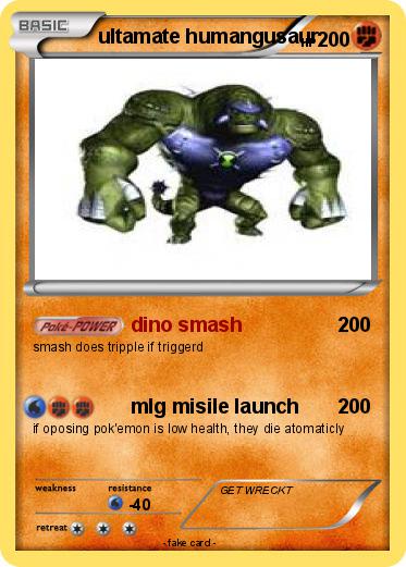 Pokemon ultamate humangusaur