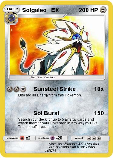 Pokemon Solgaleo   EX