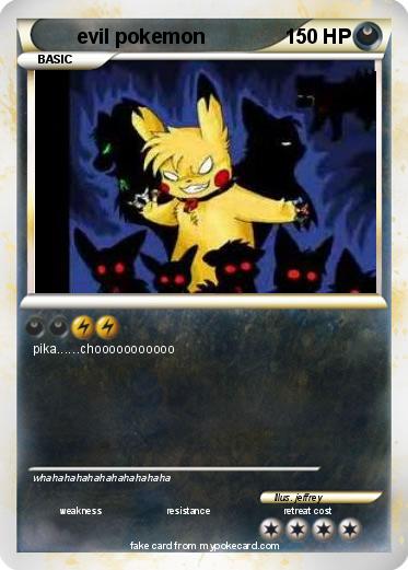 Pokemon evil pokemon