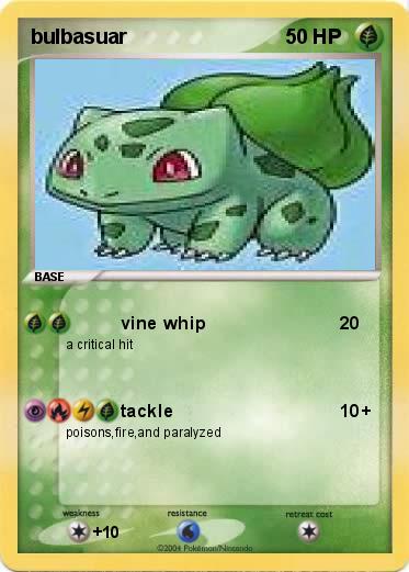 Pokemon bulbasuar
