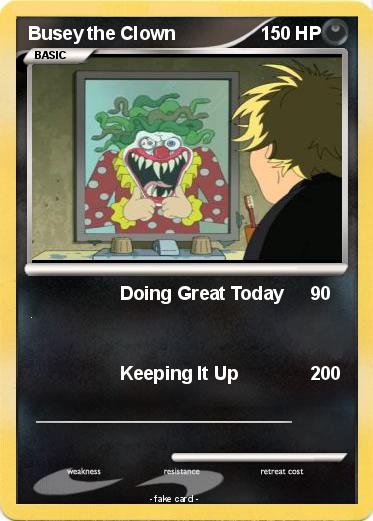 Pokemon Busey the Clown