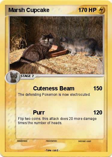 Pokemon Marsh Cupcake