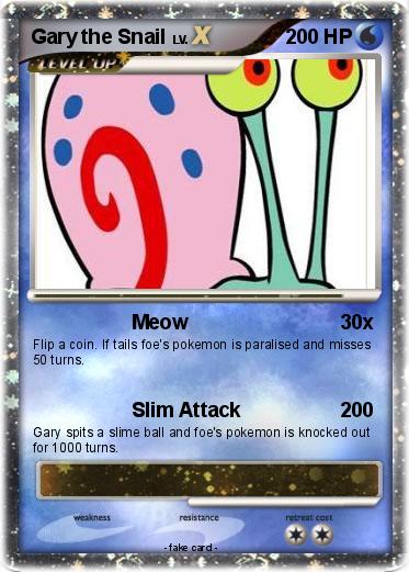 Pokemon Gary the Snail