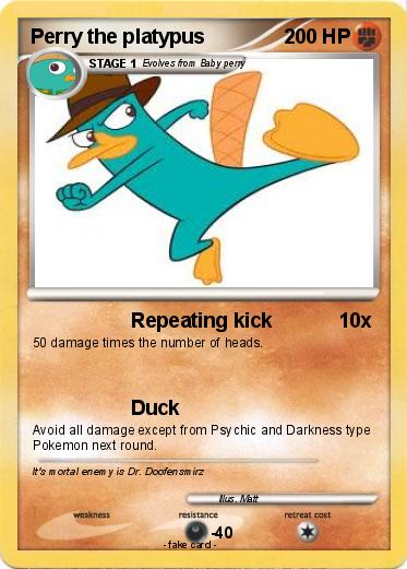 Pokemon Perry the platypus