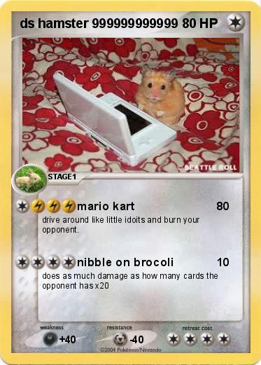 Pokemon ds hamster 999999999999