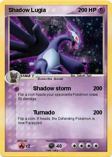 Pokemon Shadow Lugia