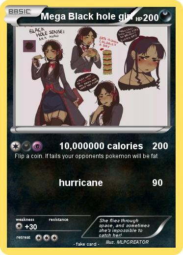 Pokemon Mega Black hole girl