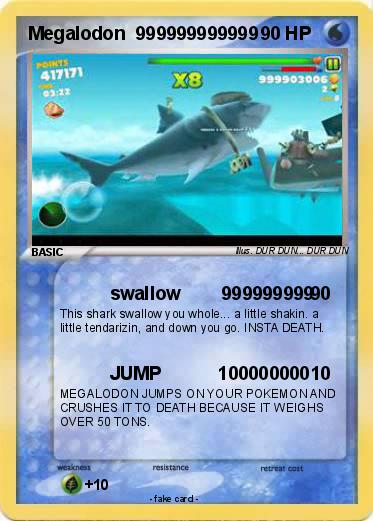 Pokemon Megalodon  999999999999