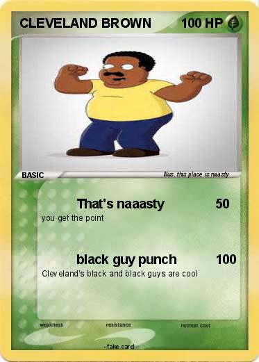 Pokemon CLEVELAND BROWN