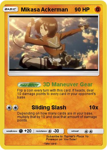 Pokemon Mikasa Ackerman