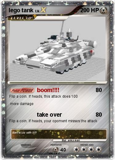 Pokemon lego tank