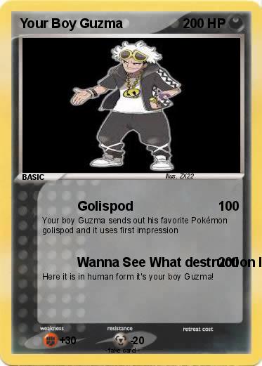 Pokemon Your Boy Guzma