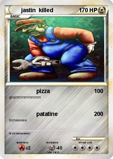 Pokemon jastin  killed