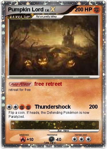 Pokemon Pumpkin Lord