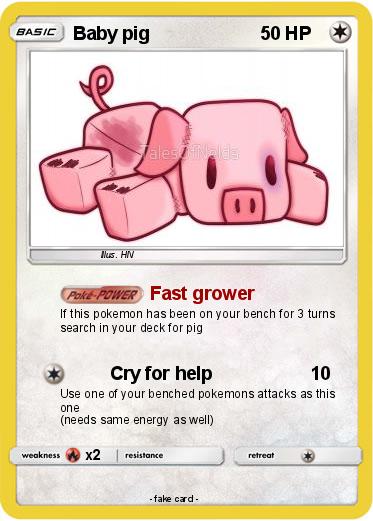 Pokemon Baby pig