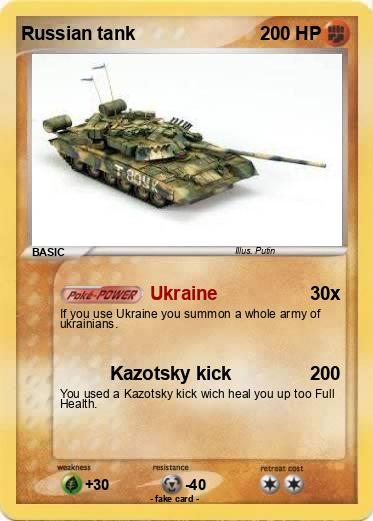 Pokemon Russian tank