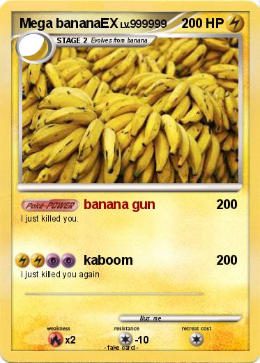 Pokemon Mega bananaEX