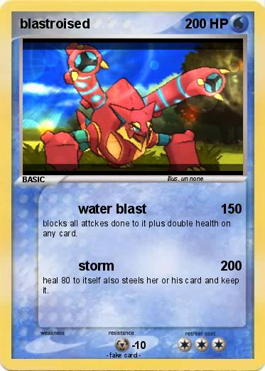 Pokemon blastroised