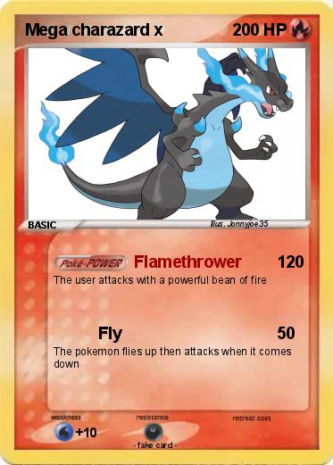 Pokemon Mega charazard x