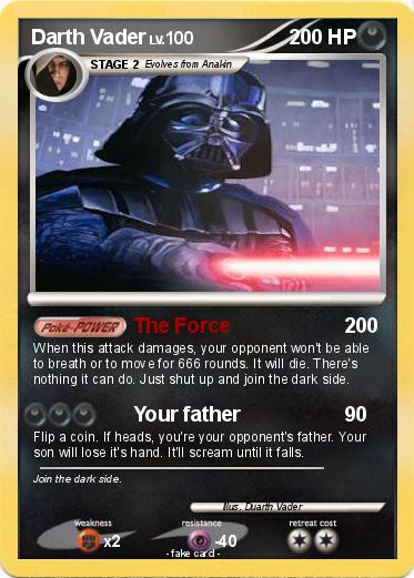 Pokemon Darth Vader