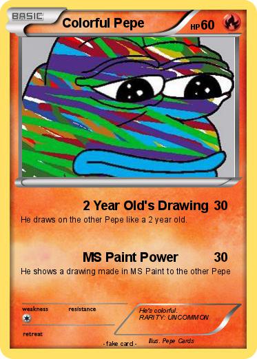 Pokemon Colorful Pepe
