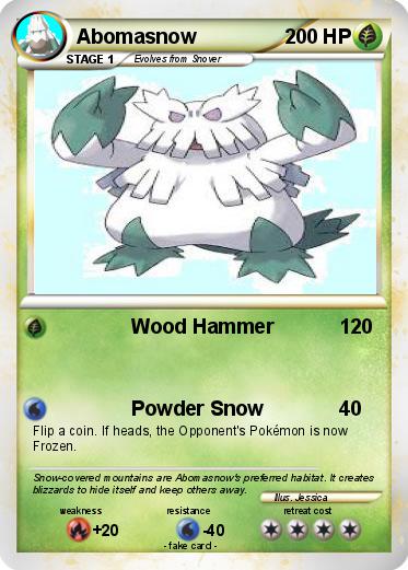 Pokemon Abomasnow