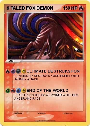Pokemon 9 TALED FOX DEMON