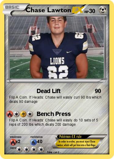 Pokemon Chase Lawton