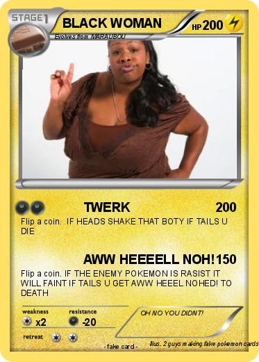 Pokemon BLACK WOMAN