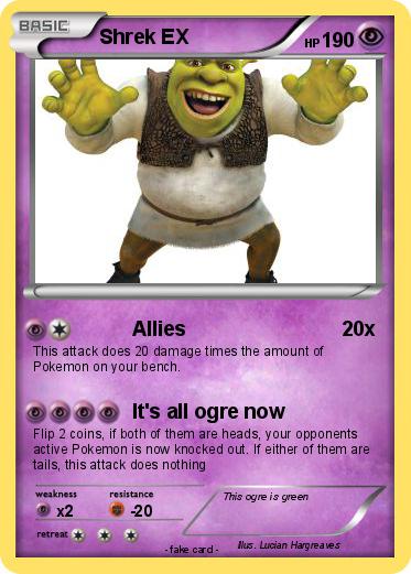 Pokemon Shrek EX